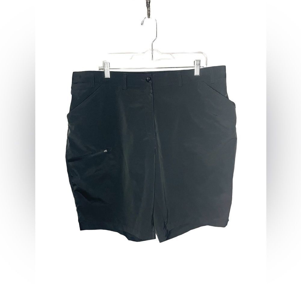 OOBE Men's Utility Shorts Lightweight Polyester Multiple Pockets Dark Gray